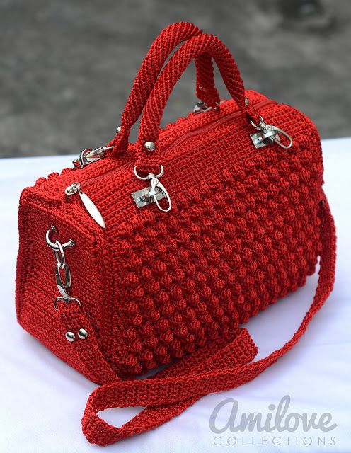 Crochet Bag + Diagram + Step By Step Tutorials | Crochet and 
