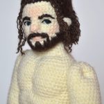 Rob waiting for his clothes (Kiwhoo) Tags: doll crochet rob yarn amigurumi  crocheted