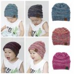 2018 häkeln hüfte hüte Baby CC Häkeln Hüte 8 Farben 18 * 18 cm Kinder Winter