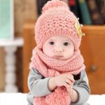 kleinkind winter häkelhut schal Rabatt 2 Teile / satz Baby Hut Winter Cap  Für Kleinkind Kinder