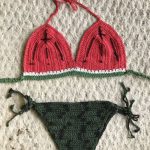 Mode Muster Häkeln Bikini Set - Rote Boutique
