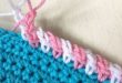twisted crochet edging (for blankets?) #crochetstitches