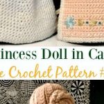 Häkeln Sie Prinzessin Puppe in Cape Amigurumi kostenlose Muster - #Crochet,  #Doll Toys Fr  - Stricken