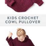 Crochet Patterns Cowl Mädchen häkeln Pullover Muster | Dieser  Anfänger-freundliche Häkelpulli .
