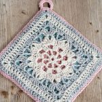 Lululoves - Crochet Potholder Pattern Häkeln Muster, Waschlappen,  Topflappen Häkeln, Untersetzer, Garn