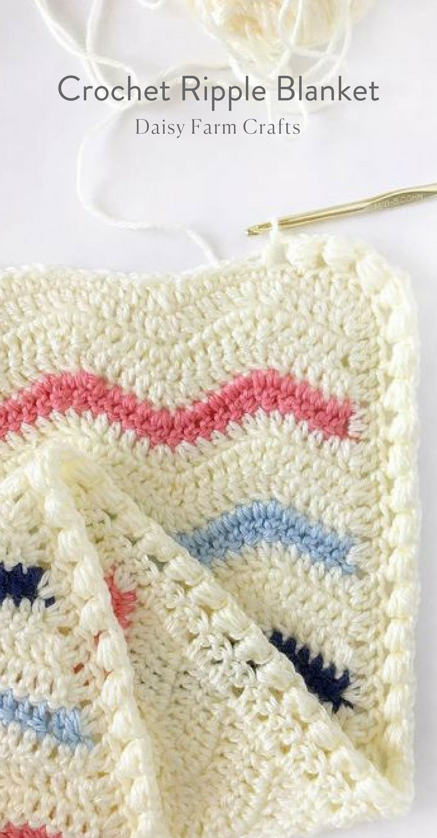 Free Pattern - Crochet Ripple Blanket Topflappen, Baby Geschenke, Häkeln  Ideen, Strickmuster,