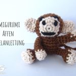 2101000 Häkeln Sie ihren eigenen kleinen Amigurumi Affen mit dieser  kostenlosen Häkelanleitung. Den Affen häkeln Sie ausschließlich mit festen  Maschen und