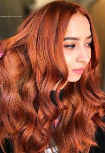 Ginger Mermaid Hair, Ingwer Meerjungfrau Haar