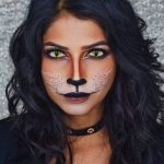 Major Halloween inspo from this black cat makeup tutorial.