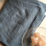 Seed Stitch Baby Blanket Knitting Pattern from Knitting in the Park