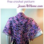 Loops and Ladders free #crochet shawl pattern from @jessie_athome