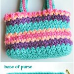 Crochet Seed Stitch Purse Free Pattern Kostenlose Muster, Tasche Häkeln,  Stricken Und Häkeln,