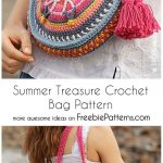 Sommer Schatz Häkeltasche Muster #crochet #Crochetpattern #Sommerstyle  #Summe .