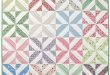 spring showers strip quilt kit, ruler, & free pdf pattern Decken,  Schnittmuster Kostenlos