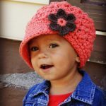 Crochet Baby Hat, kids hat, crochet newsboy hat, hat for girls