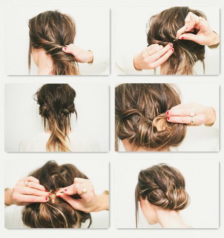 Einfache steckfrisuren für schulterlanges haar | Girlie Curls 