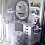 A step-by-step process on how I built a corner makeup vanity. Source list  included. | creative house stuff | Beauty room, Makeup rooms, Home