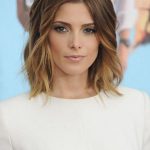 Ashley Greene with Beautiful Ombre Lob: 2015 Medium Hairstyles for Wavy  Hair Frisur Dicke Haare