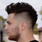 Undercut Hairstyles 2018 high faded mohawk haircut fashion frisur