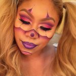 Niedliche Clown-Make-up für niedliche Halloween Make-up-Ideen