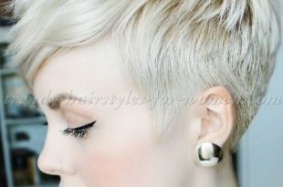 pixie cut for blonde hair More