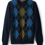 Baumwoll-Pullover DRIFTER mit Argyle-Muster für Herren