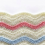 Free Pattern - Crochet Ripple Blanket Stricken Und Häkeln, Baby Afghan  Häkel Muster, Wellendecke