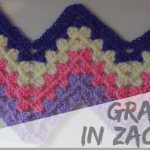 Ripple Crochet Baby Blanket Pattern Inspirational Granny In Zacken Häkeln  Anleitung