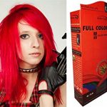 Permanente Haarfarbe Tönung Coloration Haar Cosplay Gothic Punk KNALL HELL  ROT 0/55