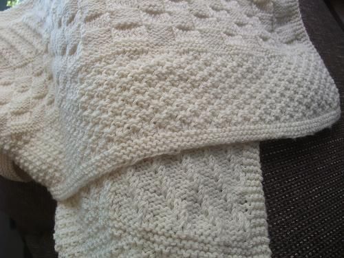 Babydecke | Cross stitch *-* | Baby knitting, Baby knitting patterns