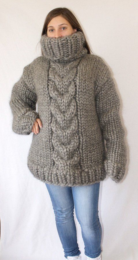 4-5 kg Turtleneck sweater gotland wool super thick sweater 100
