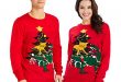 Goodstoworld Unisex Strickpullover Ugly Christmas Sweater Neuheit  Dinosaurier Faultier Katze Strickmuster Weihnachtspullover S-XXL:  Traveller Location: Bekleidung