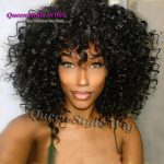 Großhandel Hot Günstige Synthetische Kurze Verworrenes Lockiges Haar  Perücke Beste Afroamerikaner Verworrene Curl Schwarz / Blond / Burgunder  Farbe Haar