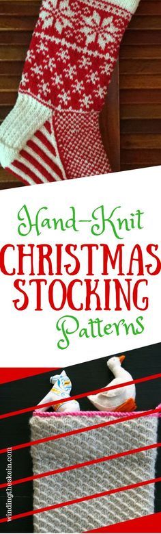10 Christmas Stocking Knitting Patterns