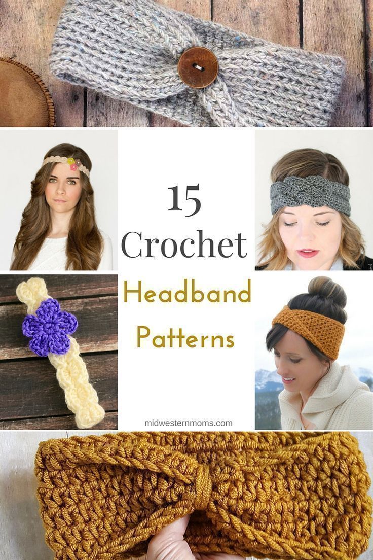 15 Free Crochet Headband Patterns