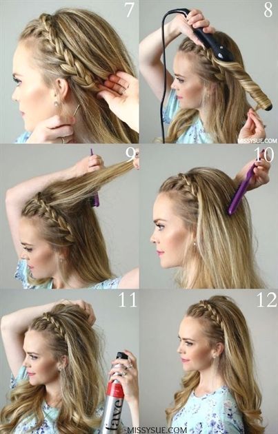 15 penteados de festa com trança e um tutorial – #de #festa #penteados #trança #Tutorial