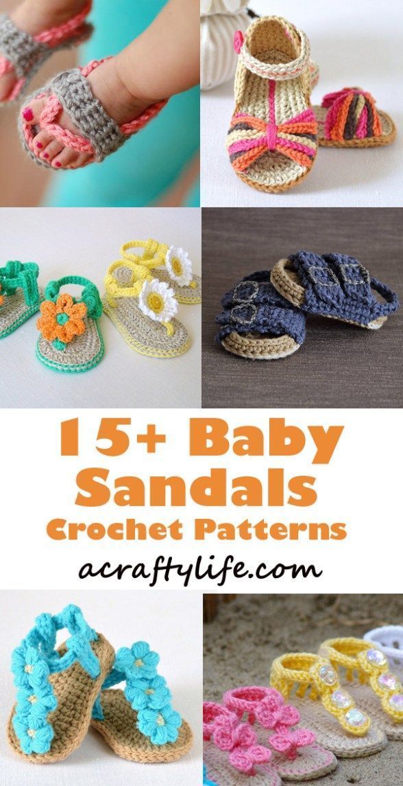 Adorable Summer Baby Shoes Crochet Patterns