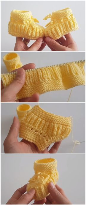 Easy To Make Beautiful Baby Booties
