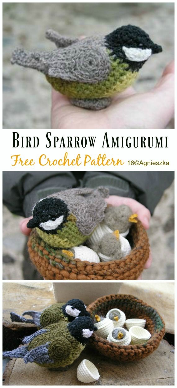 Crochet Bird Amigurumi Free Patterns