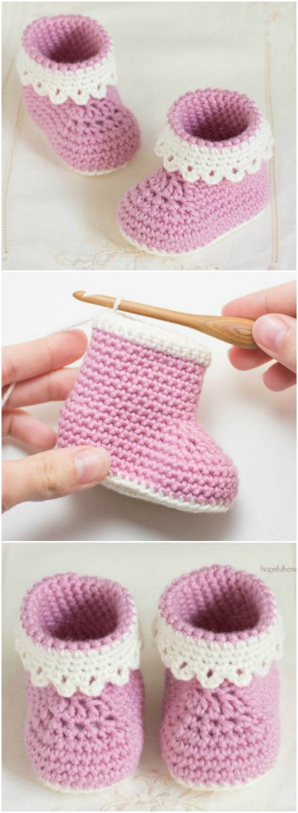 Crochet Baby Booties Pattern Lots of The Sweetest Idea