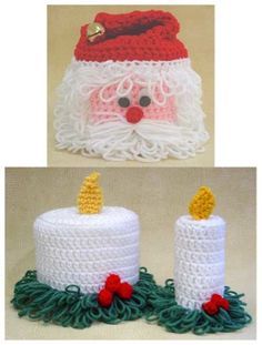 Christmas TP Toppers Crochet Pattern