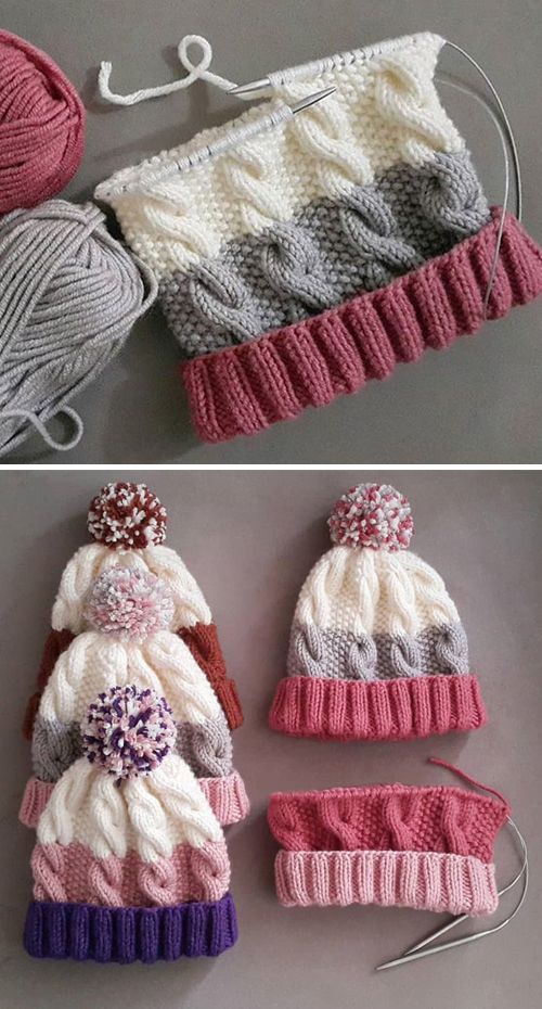 Cozy Cable Knit Hat - Free Pattern