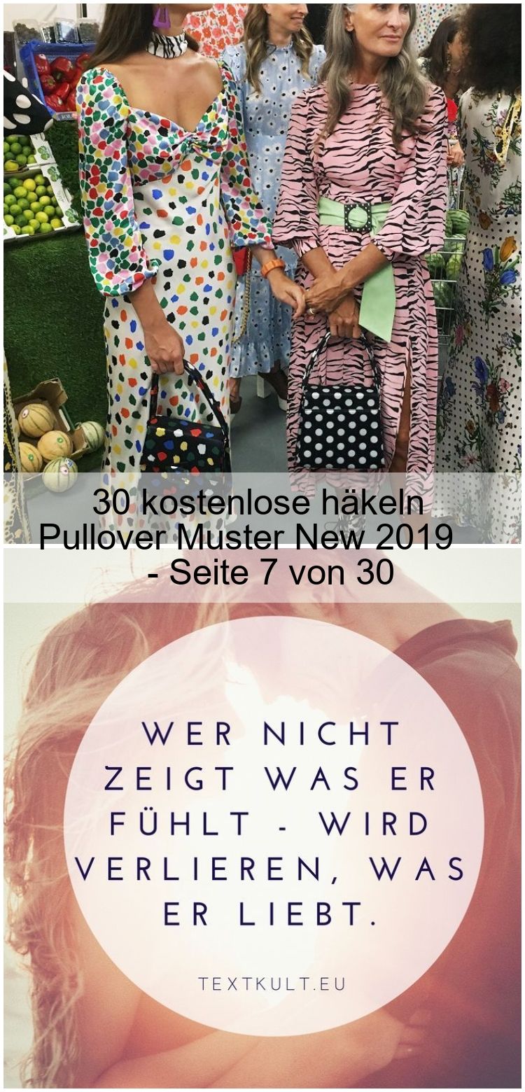 30 kostenlose häkeln Pullover Muster New 2019 – Seite 7 von 30