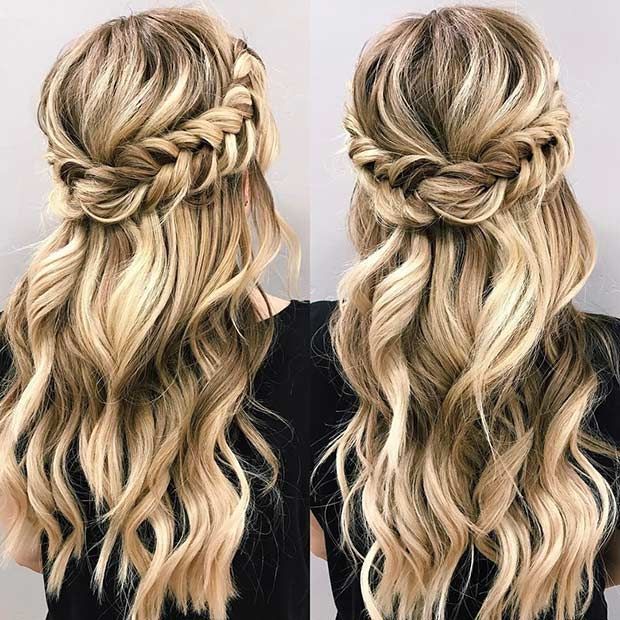 21 Beautiful Hair Style Ideas for Prom Night