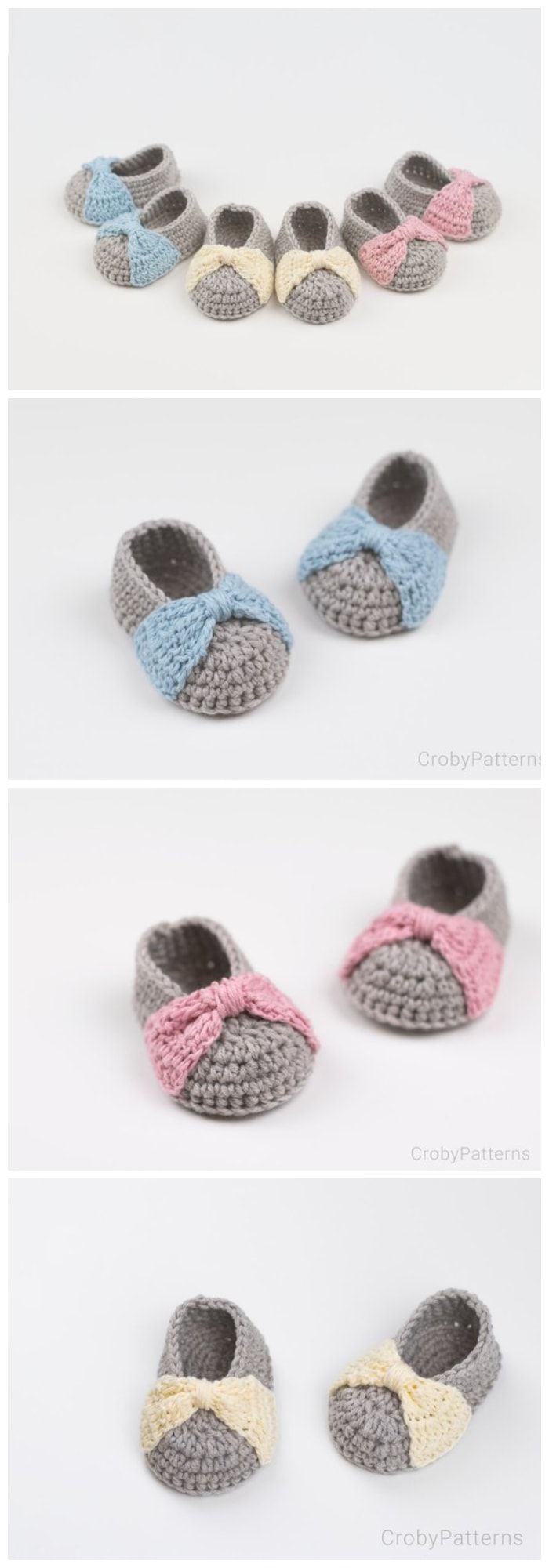 16 Free Crochet Baby Booties
