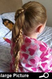 17 super süße Frisuren für kleine Mädchen - Ideen für Kinder - Kleid #Ge .....