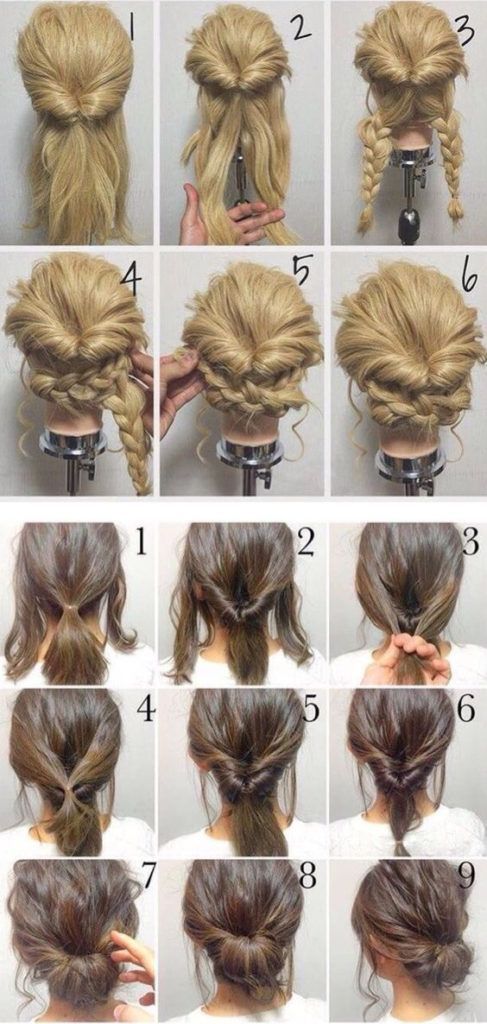 170 Einfache Frisuren Schritt für Schritt Durch das Haarstyling können Sie sich von der Masse abheben
