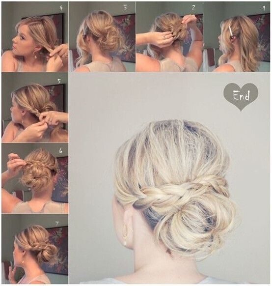 18 Quick and Simple Updo Hairstyles for Medium Hair
