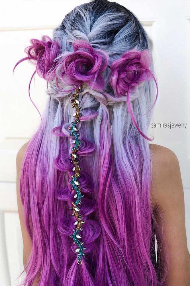 18 Vibrant And Pastel Mermaid Hair Color Ideas