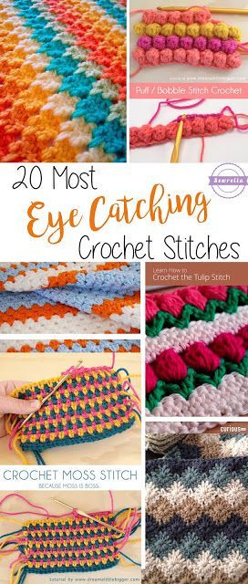 20 Most Eye-Catching Crochet Stitches